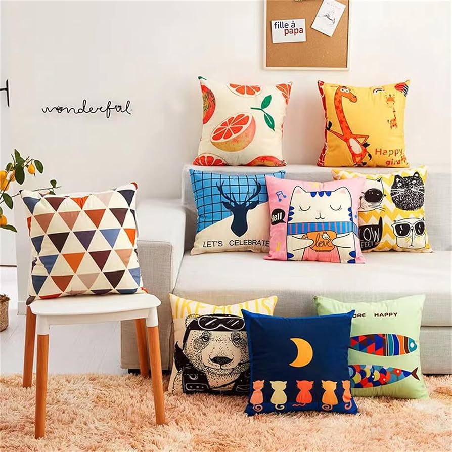 クッションカバー4枚 Amazon.co.jp: クッションカバー 60x60cm 4枚セット