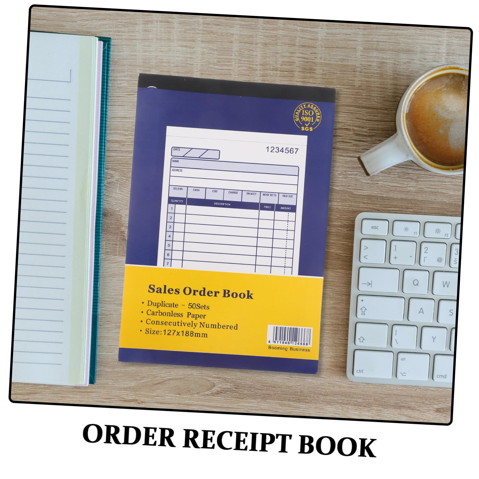 ABOOFAN 5 Piezas Libro de Órdenes de Venta para Pequeñas Empresas de Partes Libro de Recibos de Órdenes de Venta para Gestión y Seguimiento de Compras