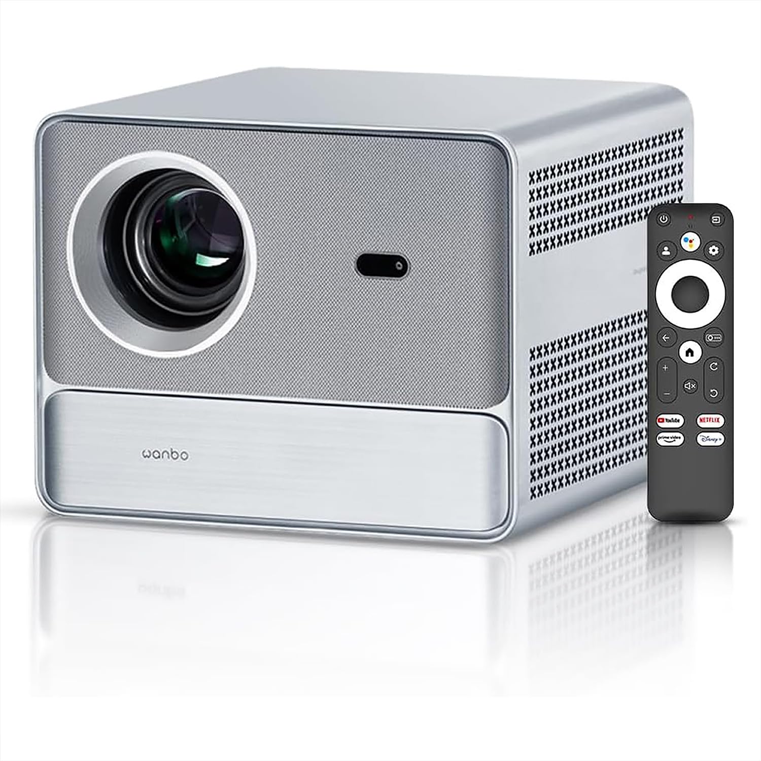 Davinci 1 Pro Projector, Android TV 11.0 Smart Projector 4K Support, 600 ANSI Native 1080P Netflix Projector, Google Assistant, Chromecast Built-in, Autofocus & Auto Keystone Correction