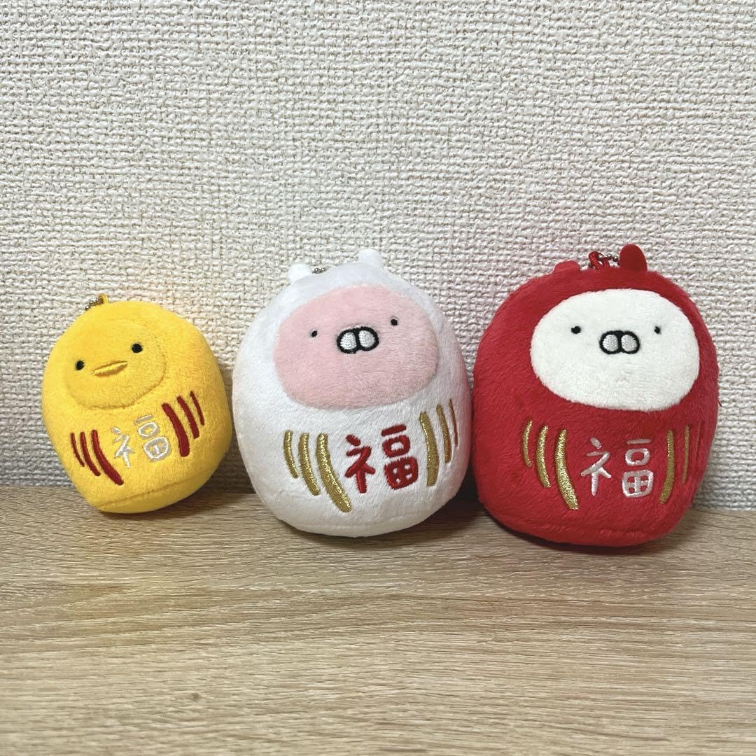 Amazon.co.jp: うさ まる だるま ぬいぐるみ : おもちゃ