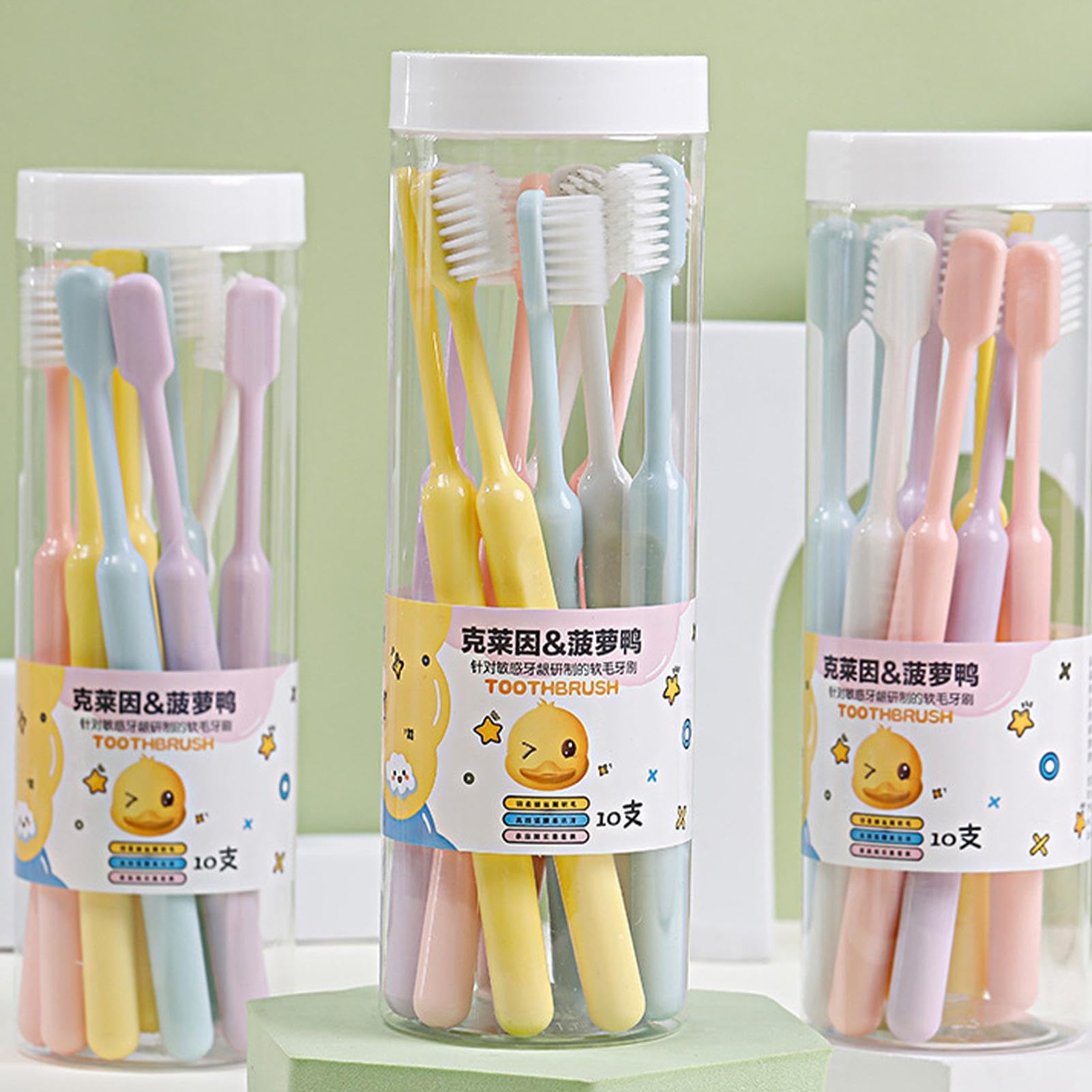 Spazzolino da denti morbido per la pulizia, spazzolino da denti di | famiglia morbido, spazzolino da denti da viaggio per denti sensibili, spazzolino da denti per la pulizia delicata, set famili