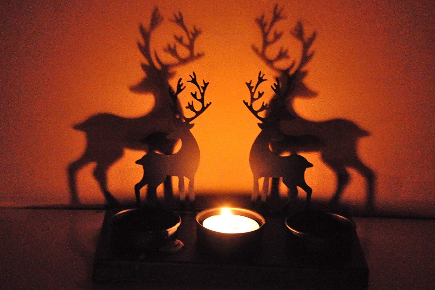Indo Essentials-Decorative Christmas Decorative Tealight Candle Holder for Home Decorations