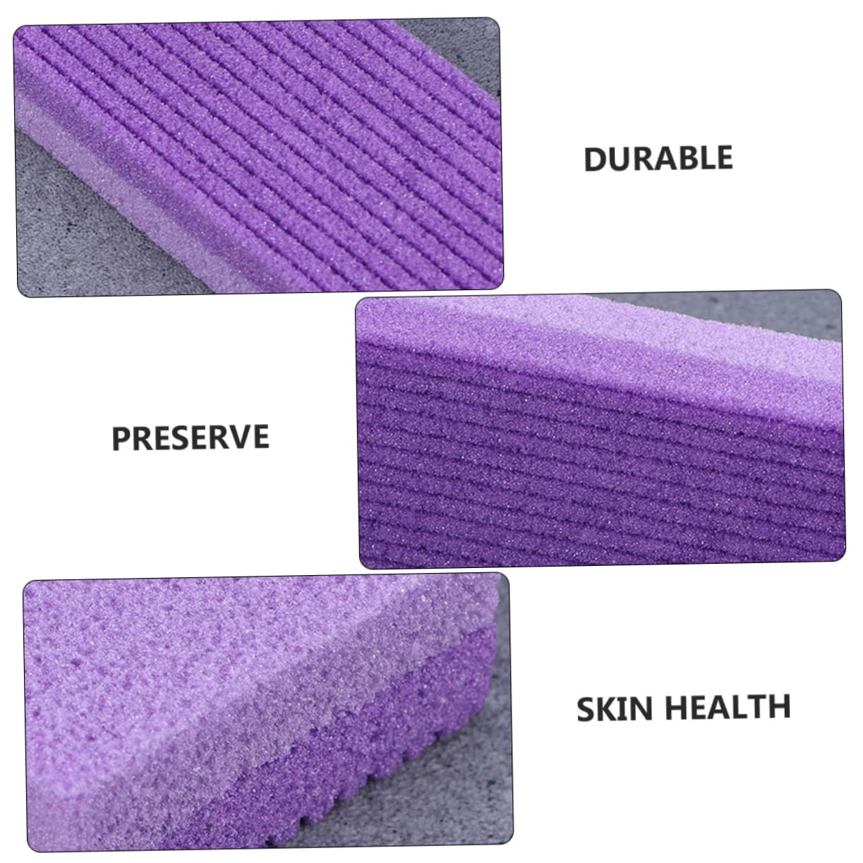 MUSISALY Foot Buffer Remover Pumice Stone Exfoliating Tool Dead Skin Removal for Men