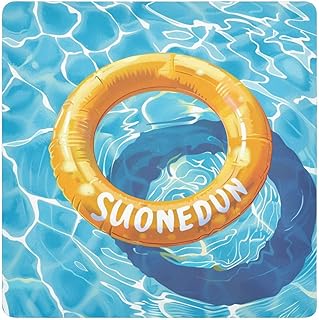 JIPONI Summer Circle Makeup Bag, Self-Adhesiv...