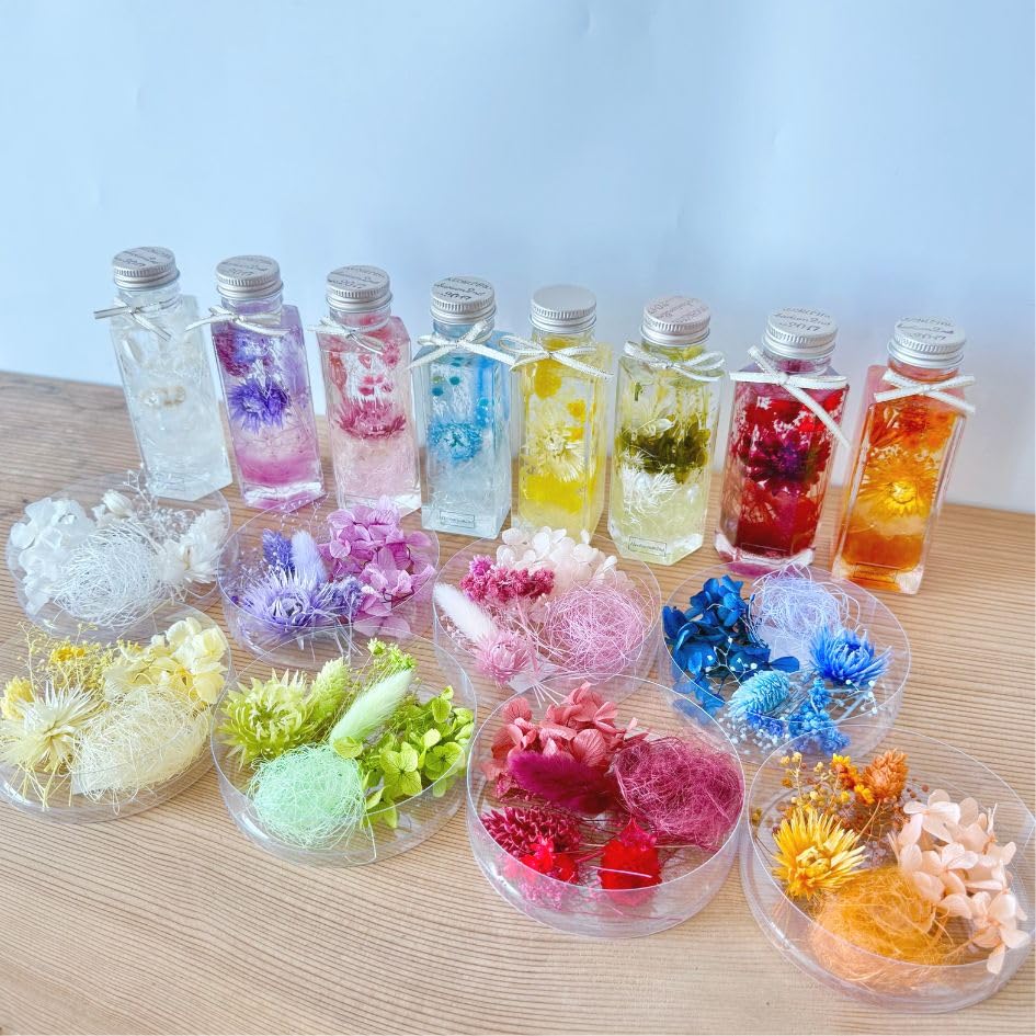 Jー①　花材　ハーバリウム 楽天市場】【選べる20色ハーバリウム キット 手作りキット 花材