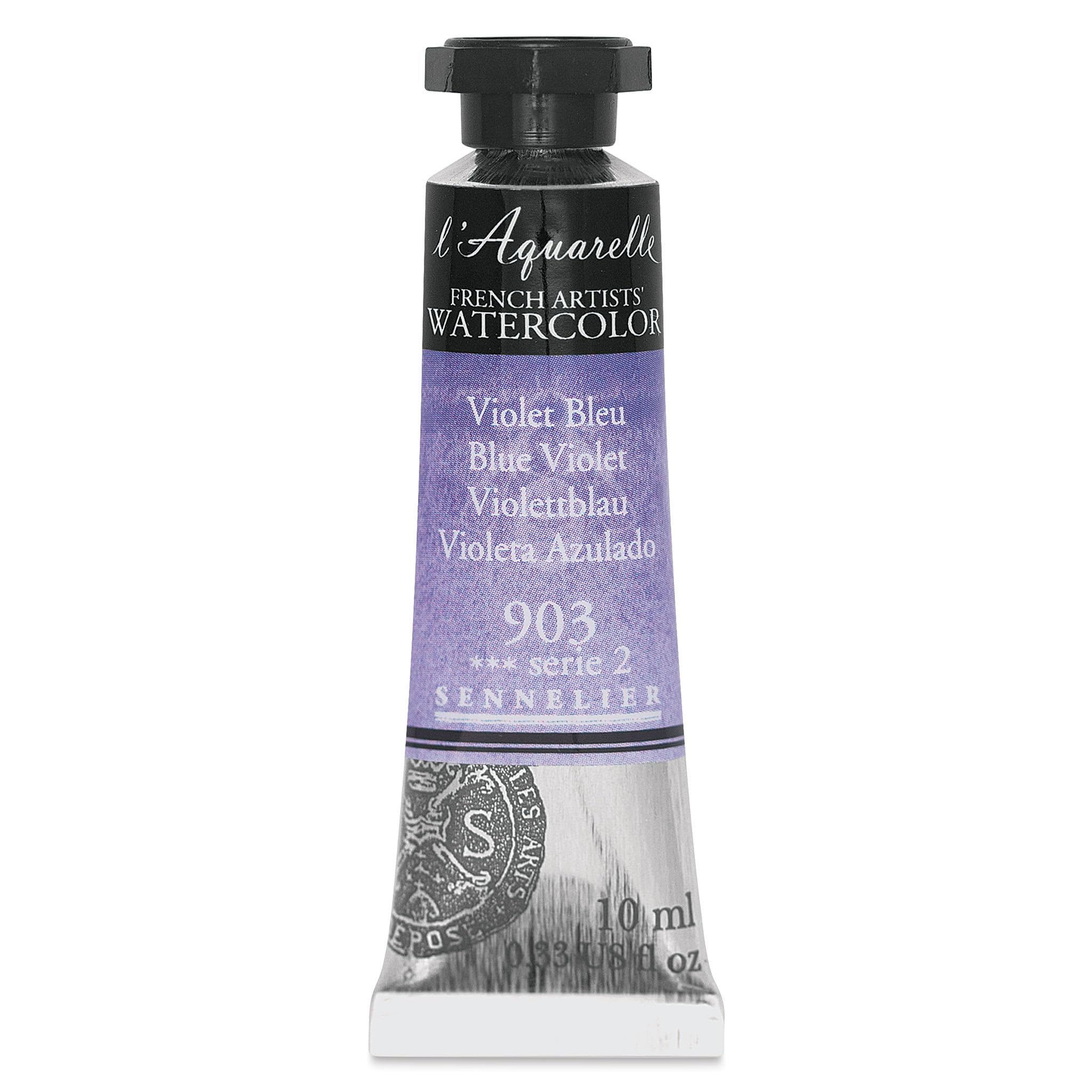 Sennelier Blue L'aquarelle French Artists' Watercolor 10Ml Tube - Violet