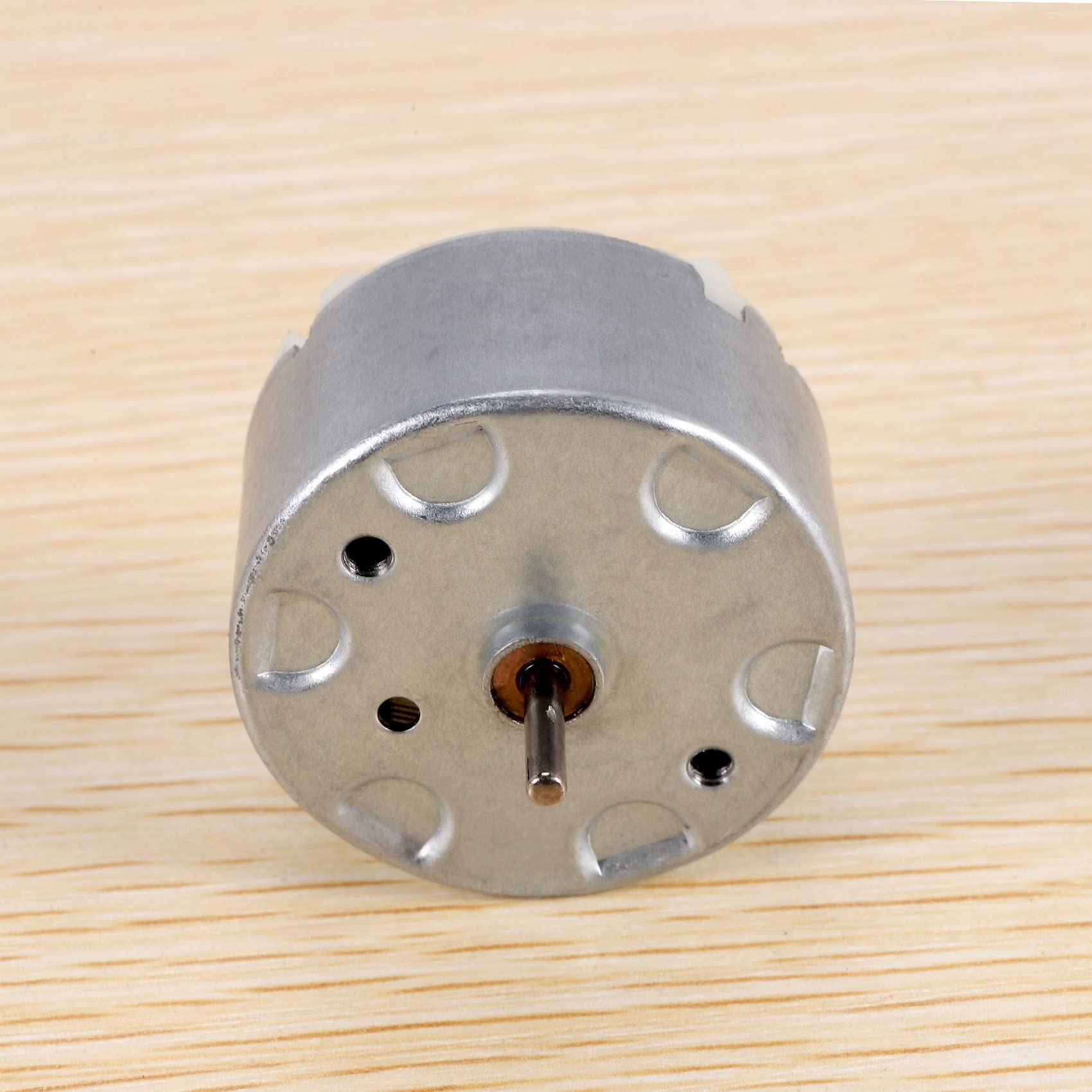 500 TB-12560 DC1.5-12V 2700 min Vitesse de rotation à vide 32 mm Diamètre Moteur DC Argent