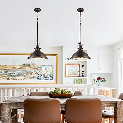 Miniatura 14 de Luz colgante con lente de Fresnel Revel Beacon 11", acabado de níquel cepillado, RV-CP615-504-BN, 60.00watts cepillado níquel,Bronce aceitado