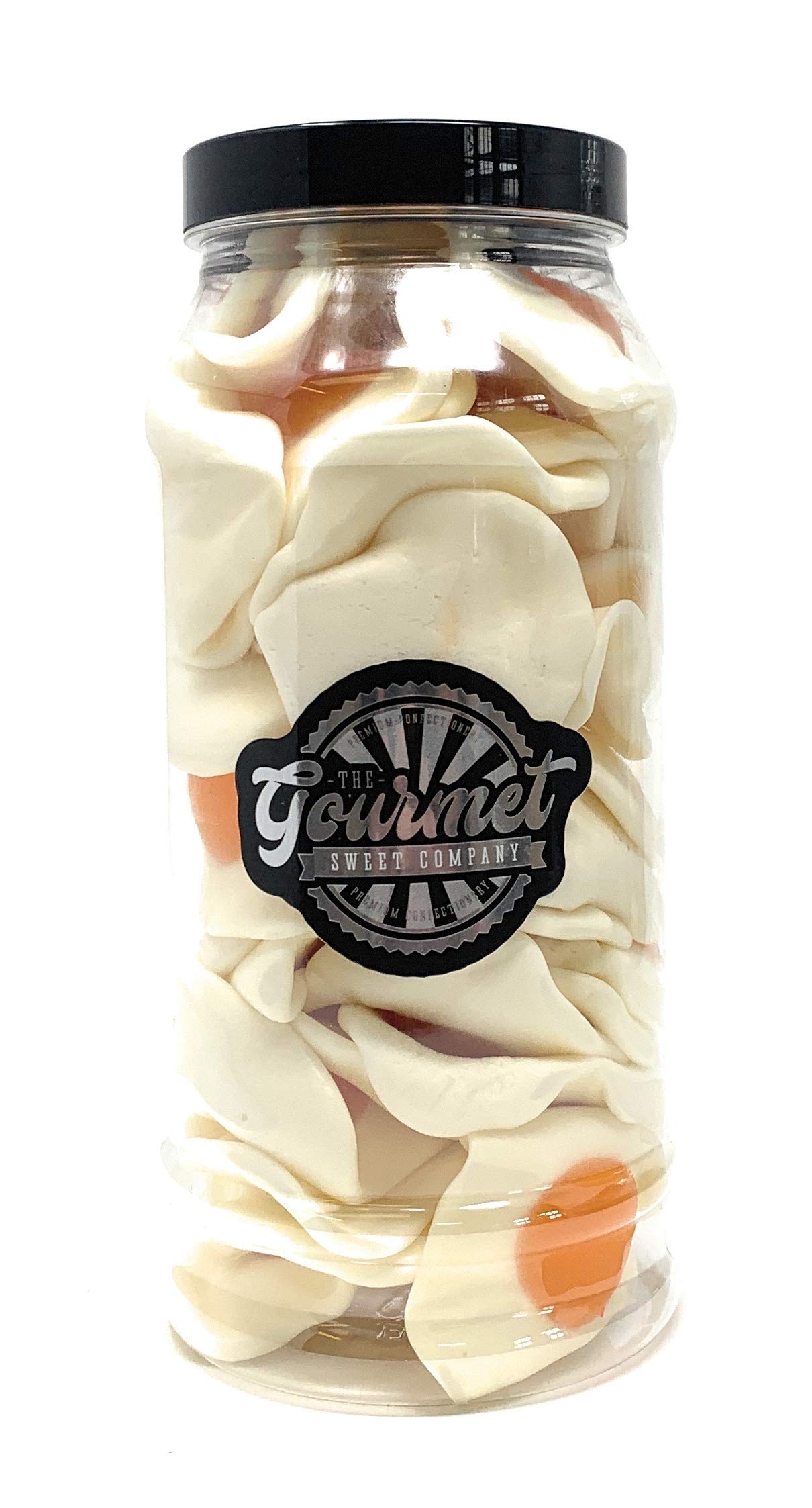 Giant Fried Eggs Sweet Shop Gift Jar by The Gourmet Sweet Company