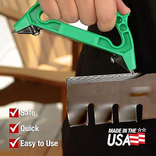 Miniatura 6 de AccuSharp Afilador todo en uno afilador multiusos para cuchillos herramientas de jardín y tijeras afila cuchillos en 10 segundos funciona para