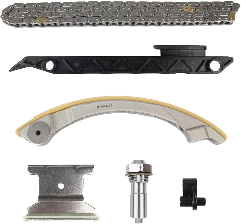 Kit de corrente de distribuição do motor KUSATEC TKC8002 com tensionador – 5 peças
