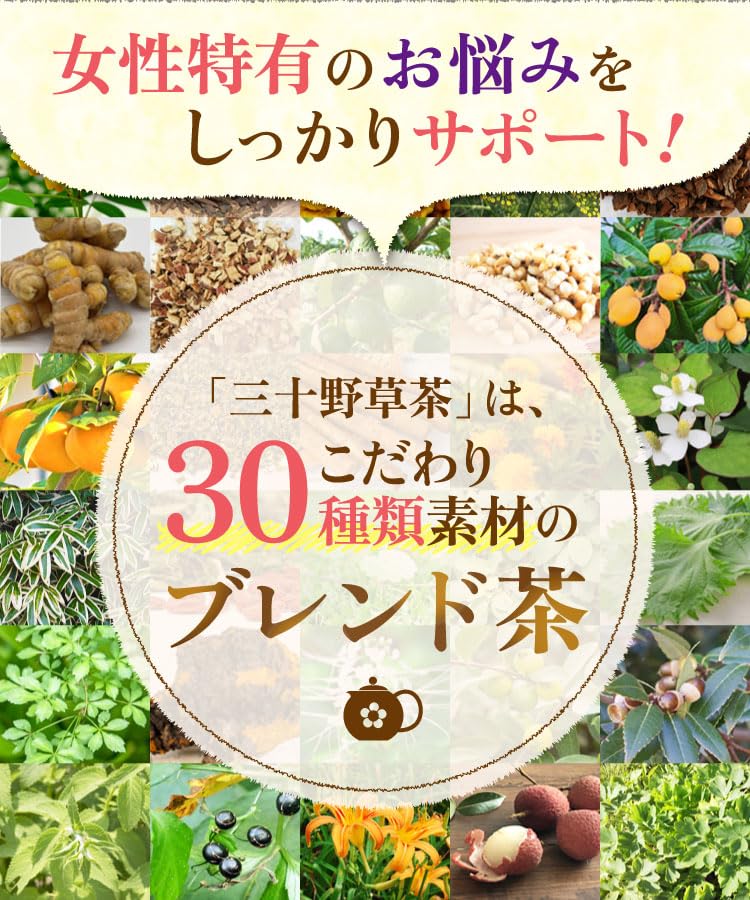 Miniatura 2 de Onkatsu Farm Té de mezcla de hierba silvestre - 0.11 oz x 30 bolsas de té bajas en cafeína - Té japonés producido en Japón