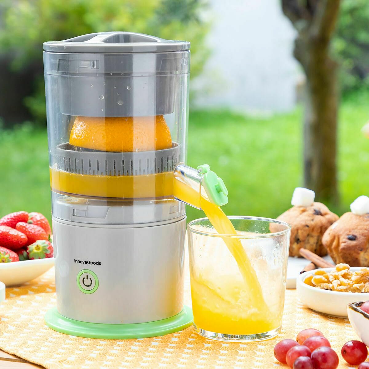 VEVOR Commerciële sinaasappelpers Automatische 120W sapcentrifuge