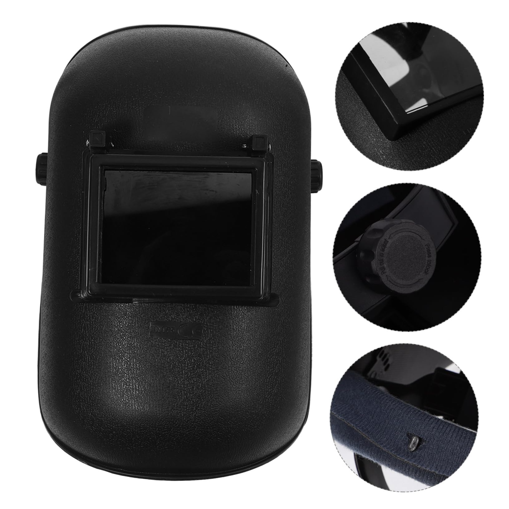 Maschera per Saldatura Riutilizzabile in Pp Ampio Visore, Casco da Saldatore Confortevole e Leggero per Protezione Durante la Saldatura