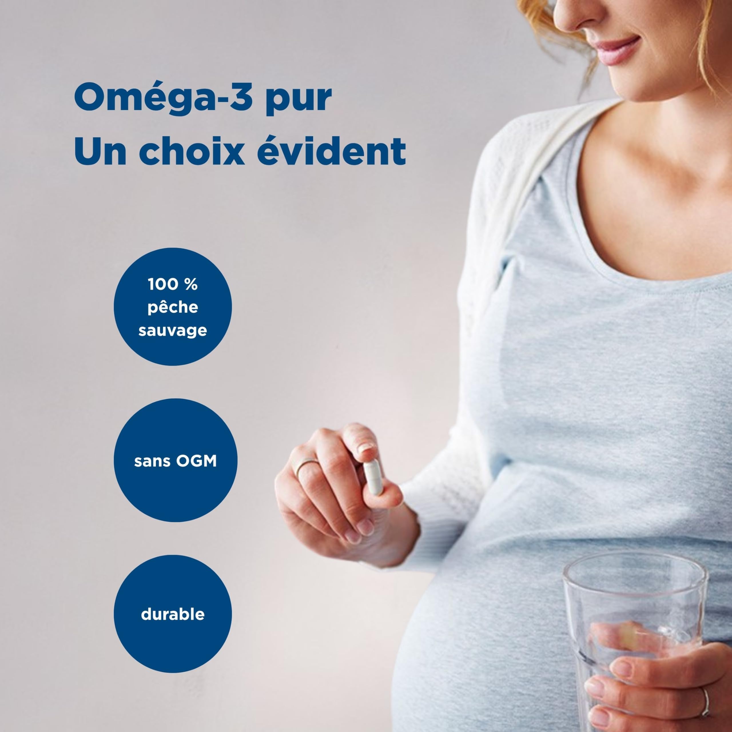 Nordic Naturals Prenatal DHA 830 mg Oméga 3 Huile de Poisson avec EPA et DHA, avec vitamine D3, fortement dosé, sans goût, 180 capsules molles, testé en laboratoire, sans soja, sans gluten
