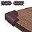 12 Pack Soft Corner Protector Baby Proofing Edge and Corner Guards, Table Corner Protectors for Furniture, Safety Pre-Taped Rubber Corner Covers for Fireplace, Stair, Cabinet (Brown)
