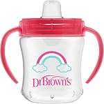 Dr. Brown’s™ Soft Spout Transition Cup, 6 oz/180 ml Pink