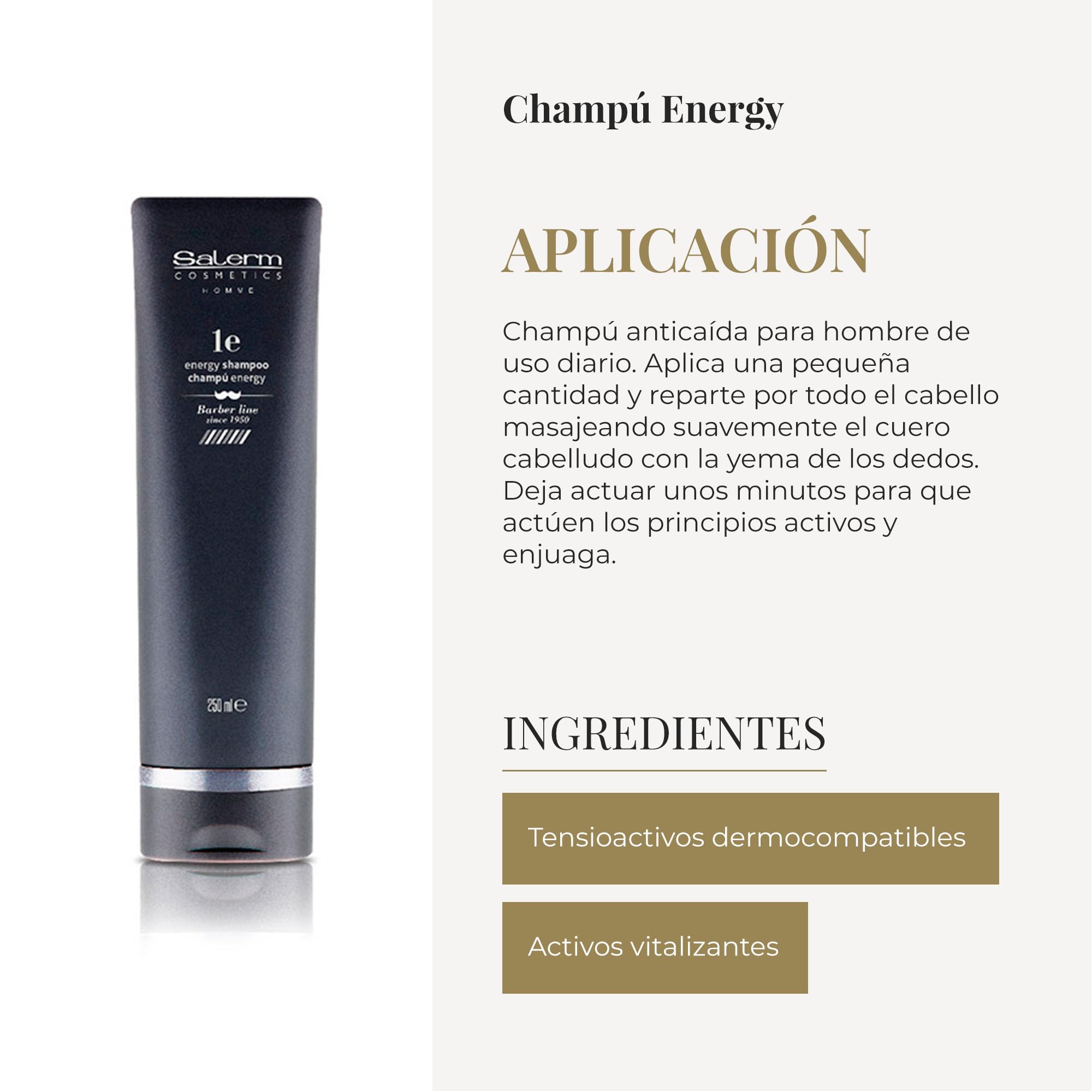 SALERM Champú Anticaída Hombre 250 ml
