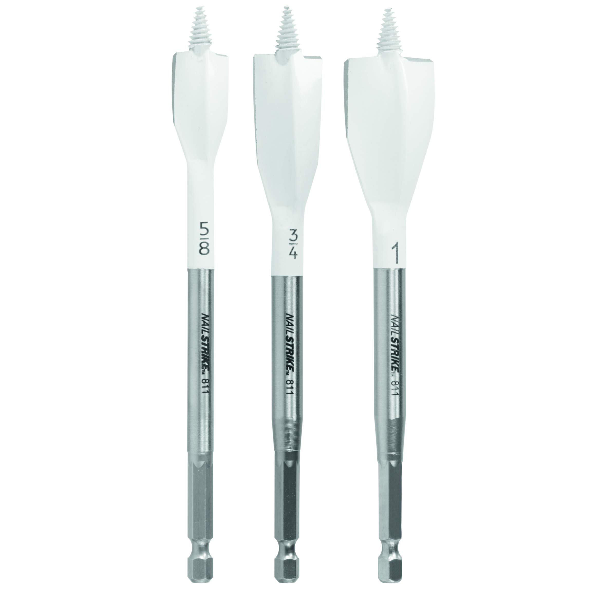 BOSCHNS5003 3 pc. Nail Strike Wood-Boring Spade Bit Set