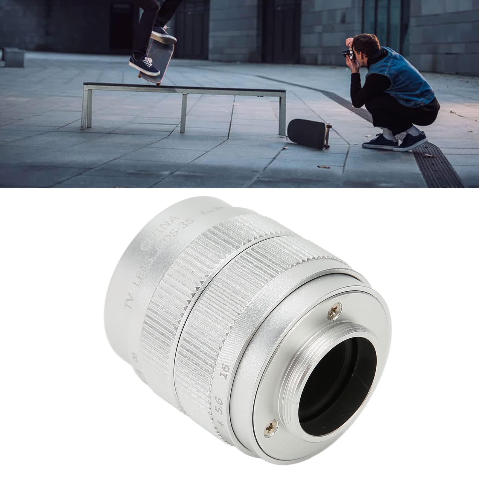Amazon.co.jp: 35mm F1.7 大口径マニュアルフォーカス、マイクロフォー
