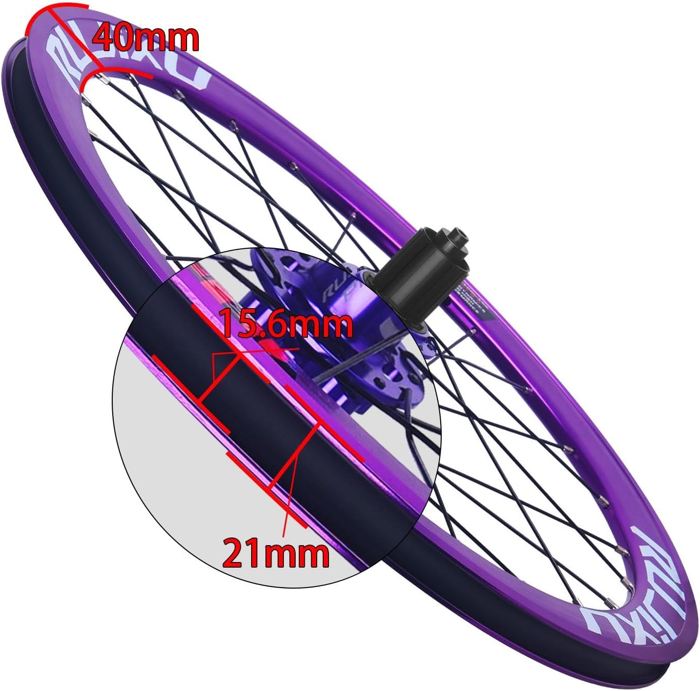 20インチ 451 BMX ホイールセット 7 8 9 10 【SR58】 11スピード