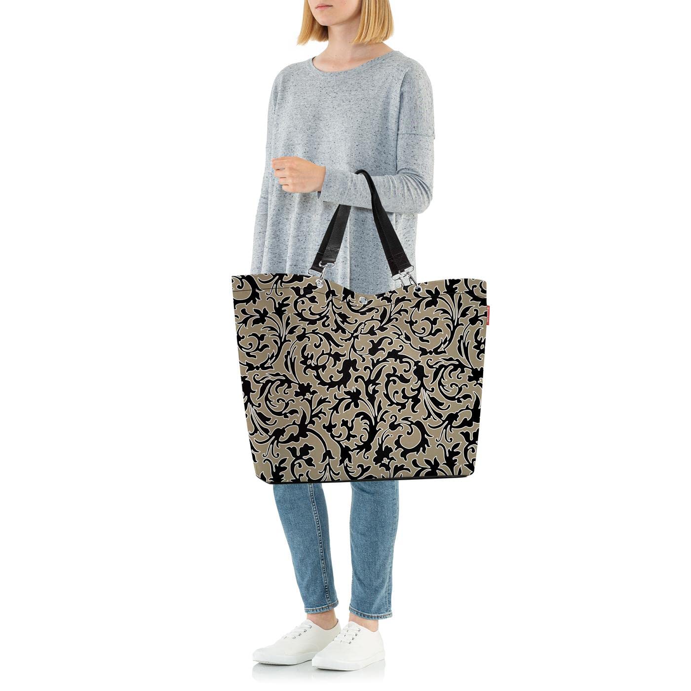 Reisenthel Shopper - Spaziosa Borsa della Spesa ed Elegante Borsetta in Uno - Realizzata in Materiale Idrorepellente