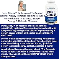 Vista 4 de Suplemento de salud renal pura y libro de cocina de dieta renal para rejuvenecimiento, dieta baja en proteínas y suplemento renal. Libro de dieta