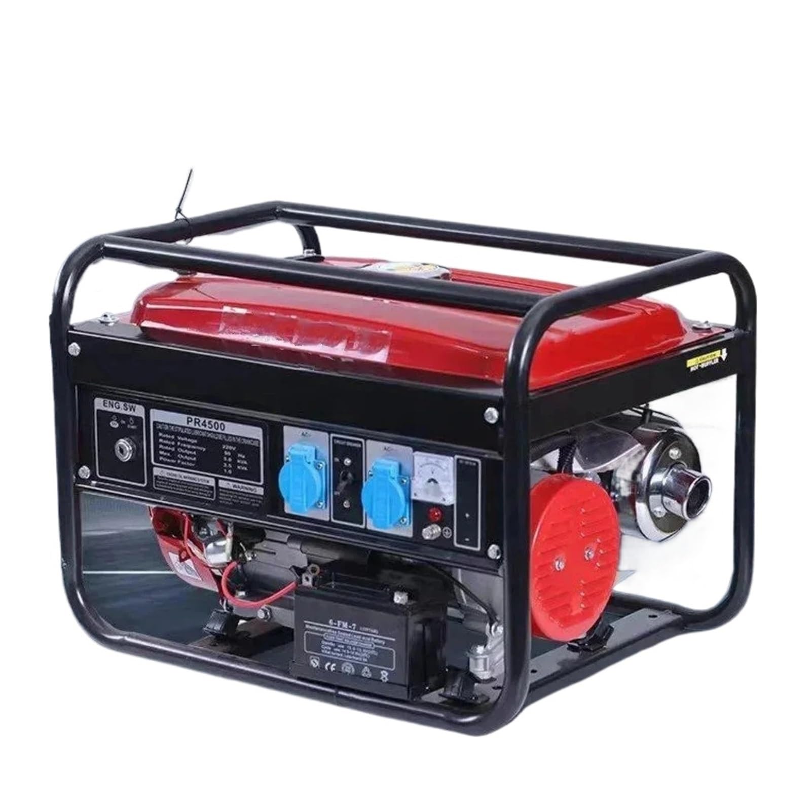 Generatore di avviamento elettrico for uso domestico da 220 V 2,2 kW | Pannello da campeggio monofase doppia alimentazione senza pneumatici