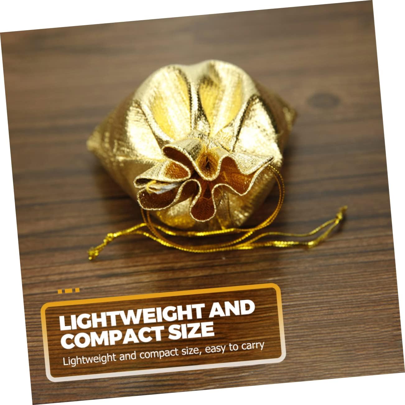 4sets Small Drawstring Bag Multi-purpose Drawstring Pouch Stylish Party Bag for Jewelry 100pcs*4