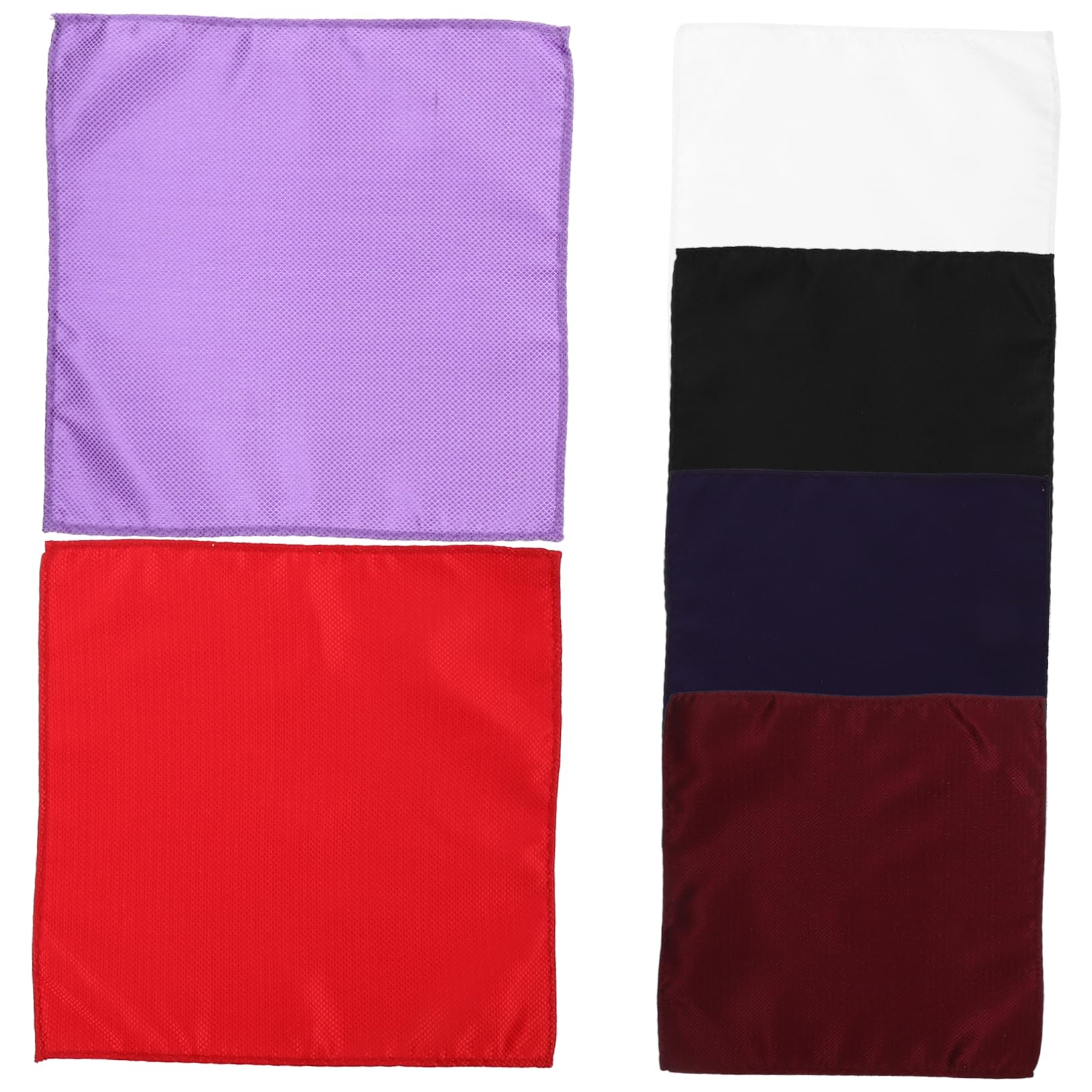 FOMIYES 6Pcs Men Suit Pocket Handkerchief Classic Squares for Formal Events and Daily Wear