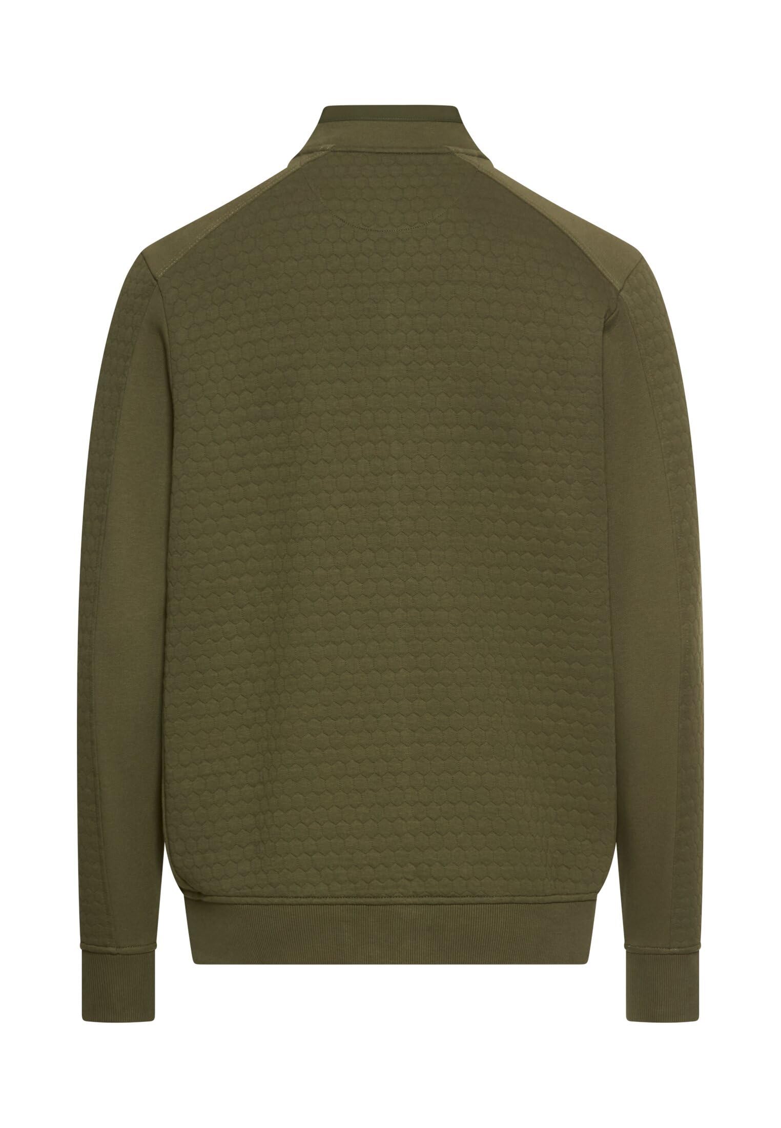 camel active Męska bluza z mieszanki bawełny, leśna zieleń, M