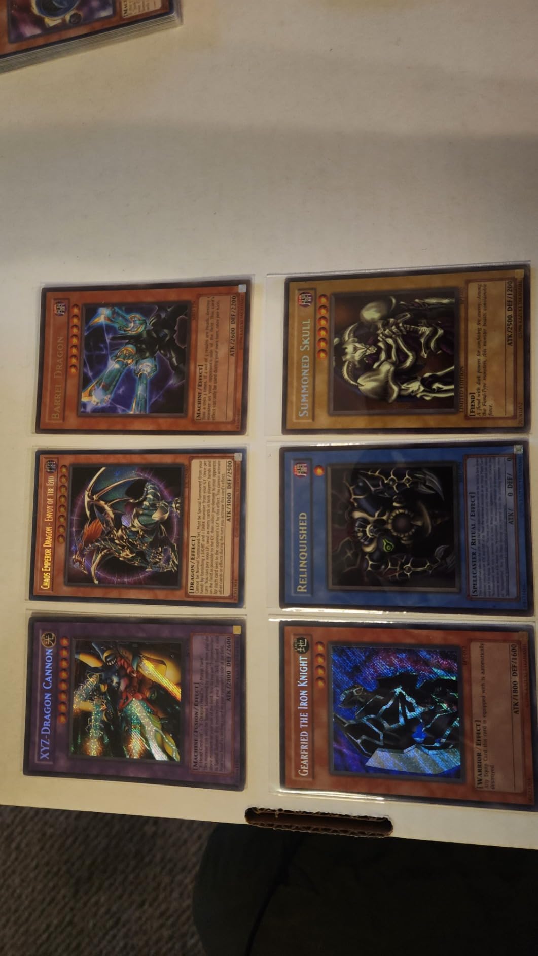 DeElf 1000ct Clear Card Sleeves for YuGiOh Game Cards 59