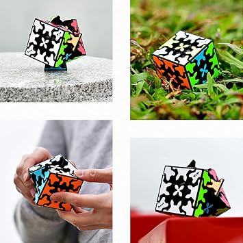 Gear Cube 3x3x3 Magic Speed Gear Cube Twisty Puzzles 3D Puzzle Toys Brain Teasers MF8705
