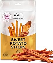 iPaw Dog Snacks, Sweet Potato Stick, Kamikami Fun Dried Potato Treats, Potatoes, No Additives, 3.5 oz (100 g)