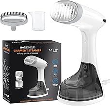 Clothes Steamer 1650W Foldable Handheld Garment Steamer for Clothing 20s Heat-up Travel Iron Steam 30g/min Output Wrinkle Remover Portable Steam Generator with 320ml Water Tank for Home Travel Office