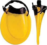 Vista 9 de FINIS Positive Drive - Aletas de natación para los cuatro tiempos, ajuste ergonómico, correa de talón ajustable, color amarillo