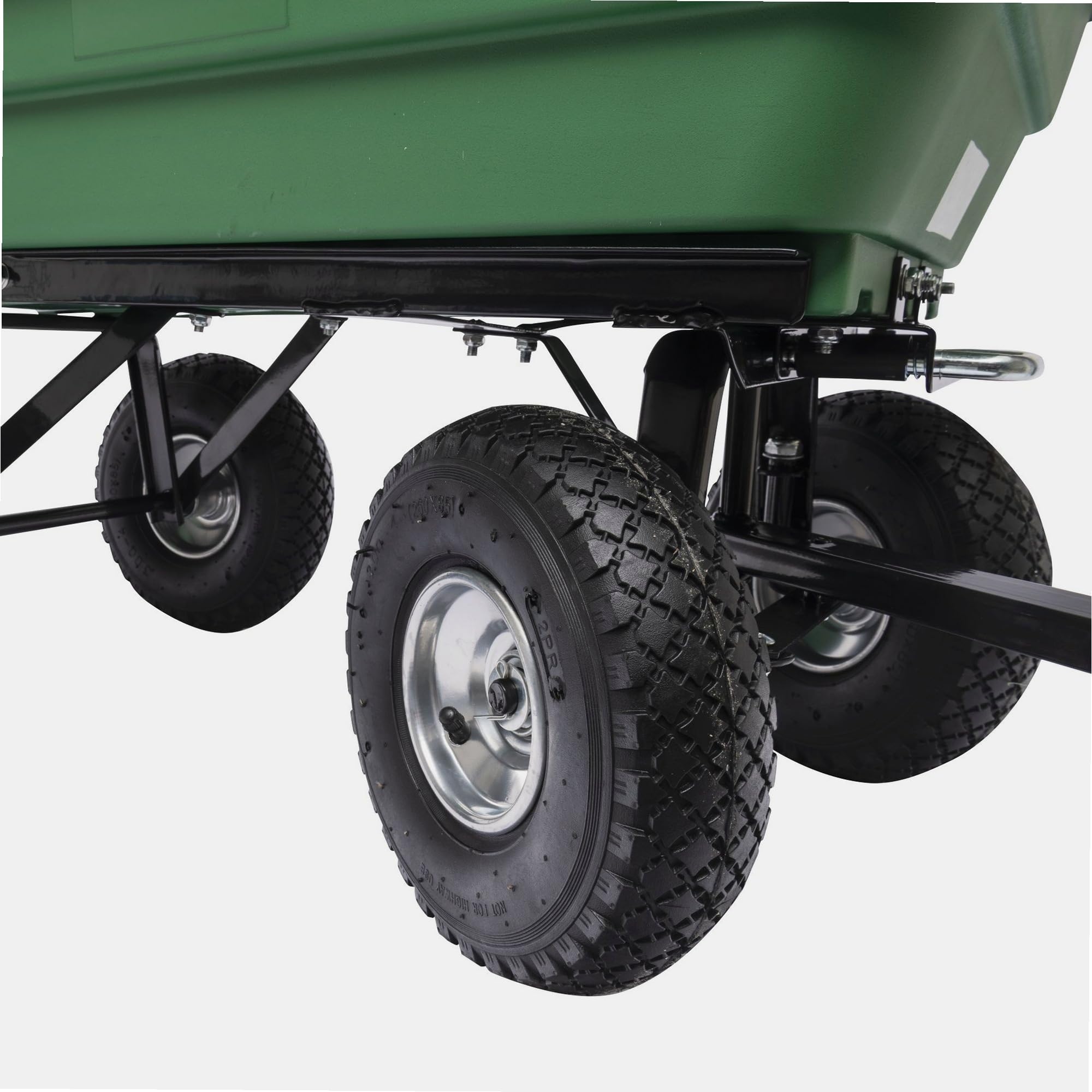 WERKA PRO Carrello rimorchio da Giardino 52 Litri