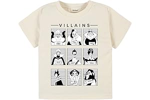 Girls Disney Halloween Shirt: Spooky Villain-Themed Toddler Tee