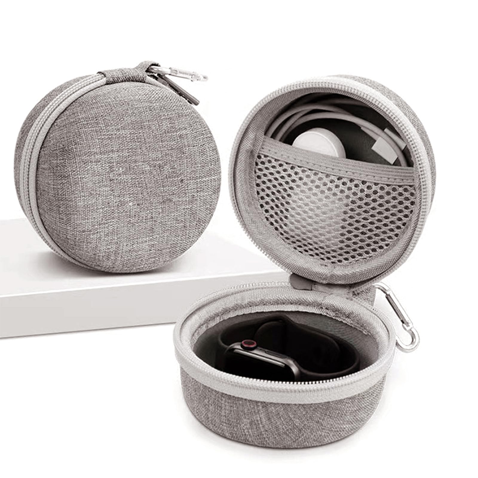 ljhnba Anti Watch Travel EVA Case Zipper Storage Coin Bag Wristwatch Box Portable Watch Storage Box Shockproof