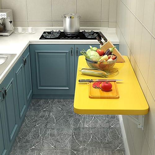 KDDEON Mesa multifunción montada en la pared, mesa de trabajo plegable, escritorio de ordenador de oficina en casa, mesa de comedor flotante de