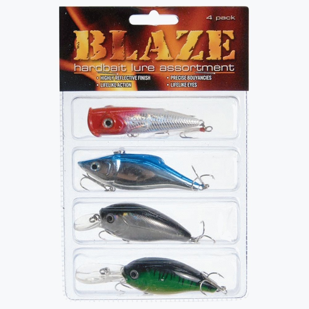 Blaze Blaze 4-Pack Assorted Hardbait