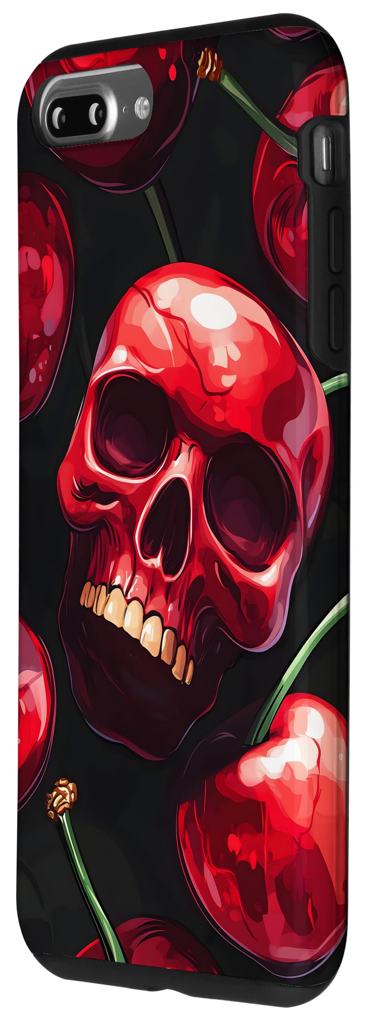 Cherry Skull Pattern Case for iPhone 7 Plus/8 Plus - Image 2