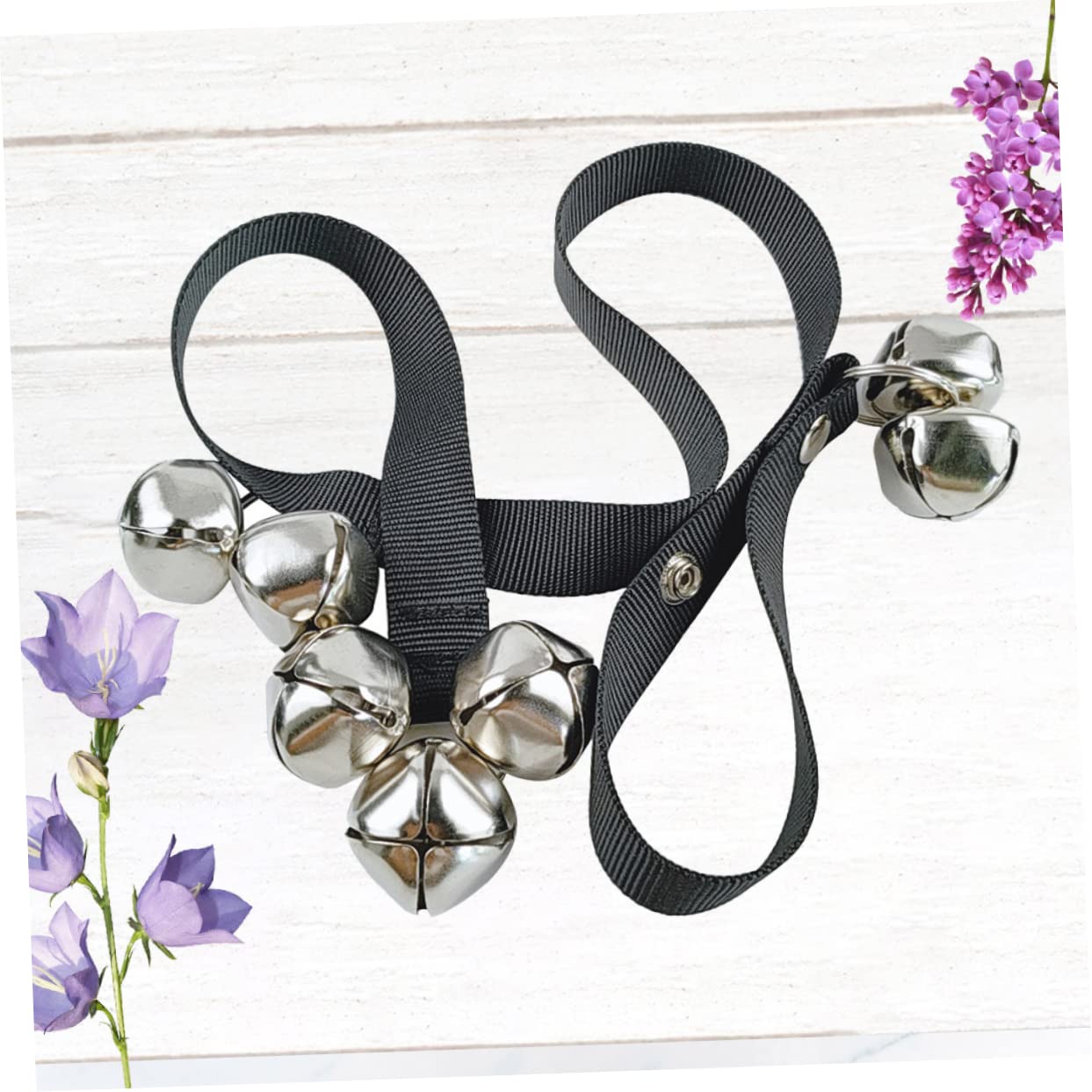 Mikikit Dog Training Doorbell Durable Sound Bell for Housebreaking Pet Communication for Potty Training Versatile Use Homes Stores Restaurants