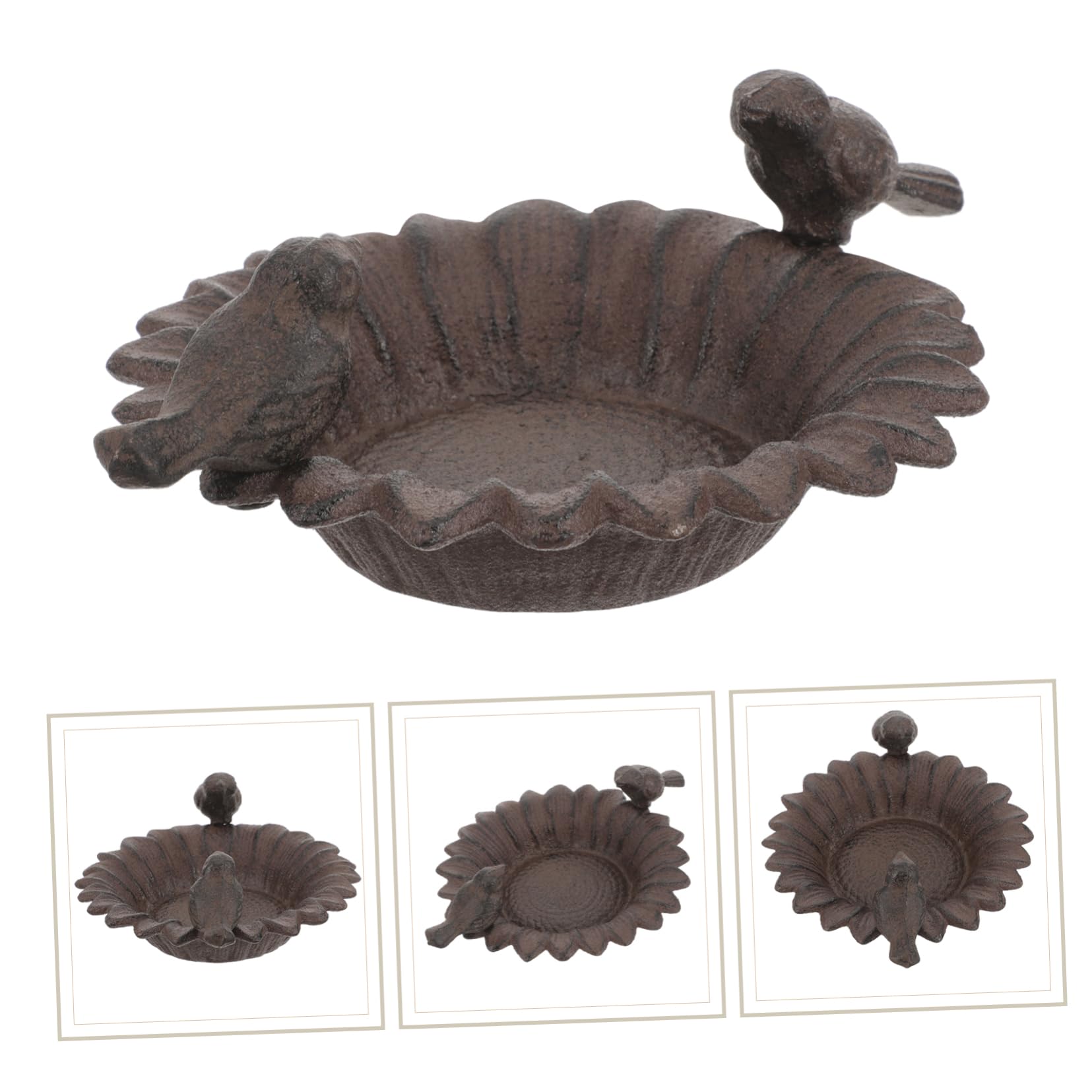 Abaodam Mangeoire à Oiseaux pour Jardin Nourrisseur Compact et Stable pour Petits Oiseaux pour Canaris Perroquets et Alouettes Décoration pour Balcon Cour et Jardin
