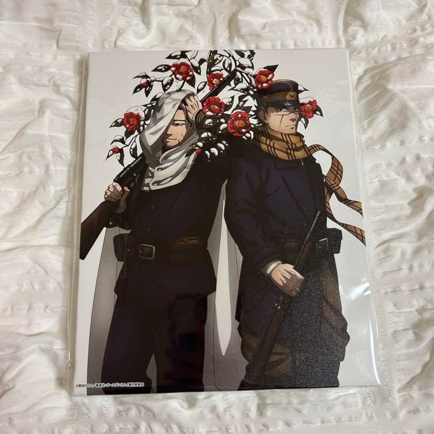 限定品　杉元＆尾形　キャンバスアート　ゴールデンカムイ Amazon.co.jp: ゴールデンカムイ 尾形・杉本 キャンバスボード XICI