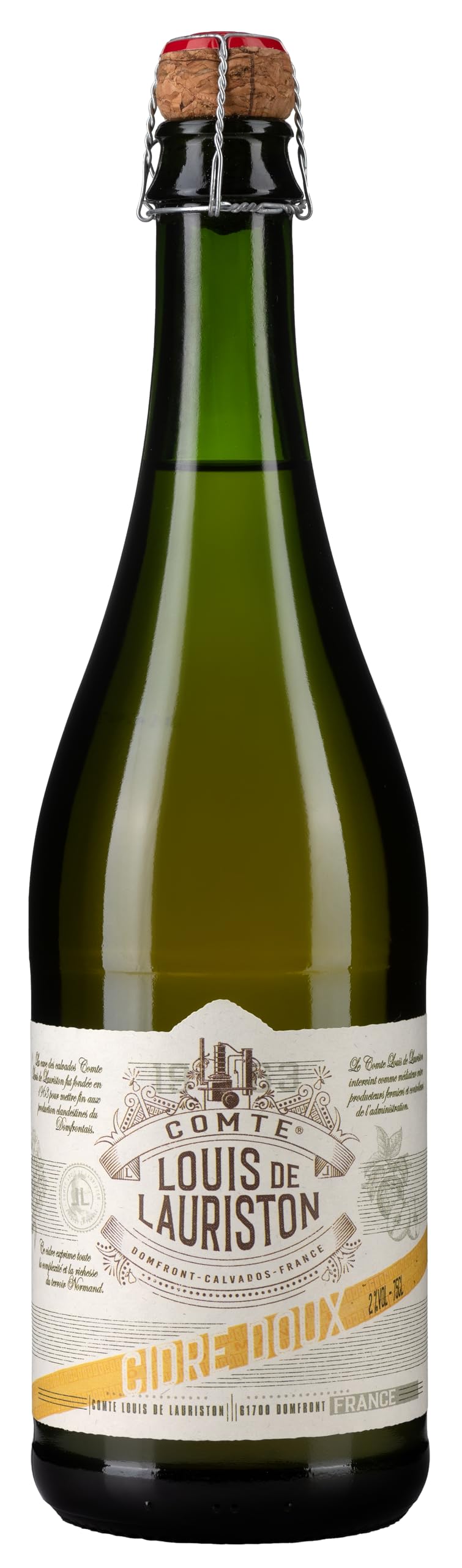 COMTE DE LAURISTON CIDRE BRUT 4,5° CL 75