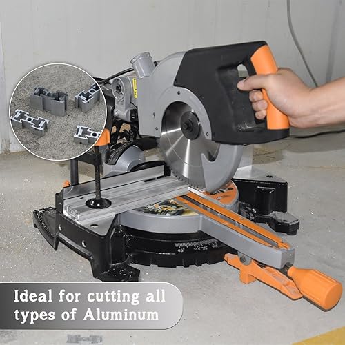 Miniatura 5 de Hoja de sierra TCG de aluminio y metal no ferroso de 12 pulgadas y 100 dientes con eje de 1 pulgada