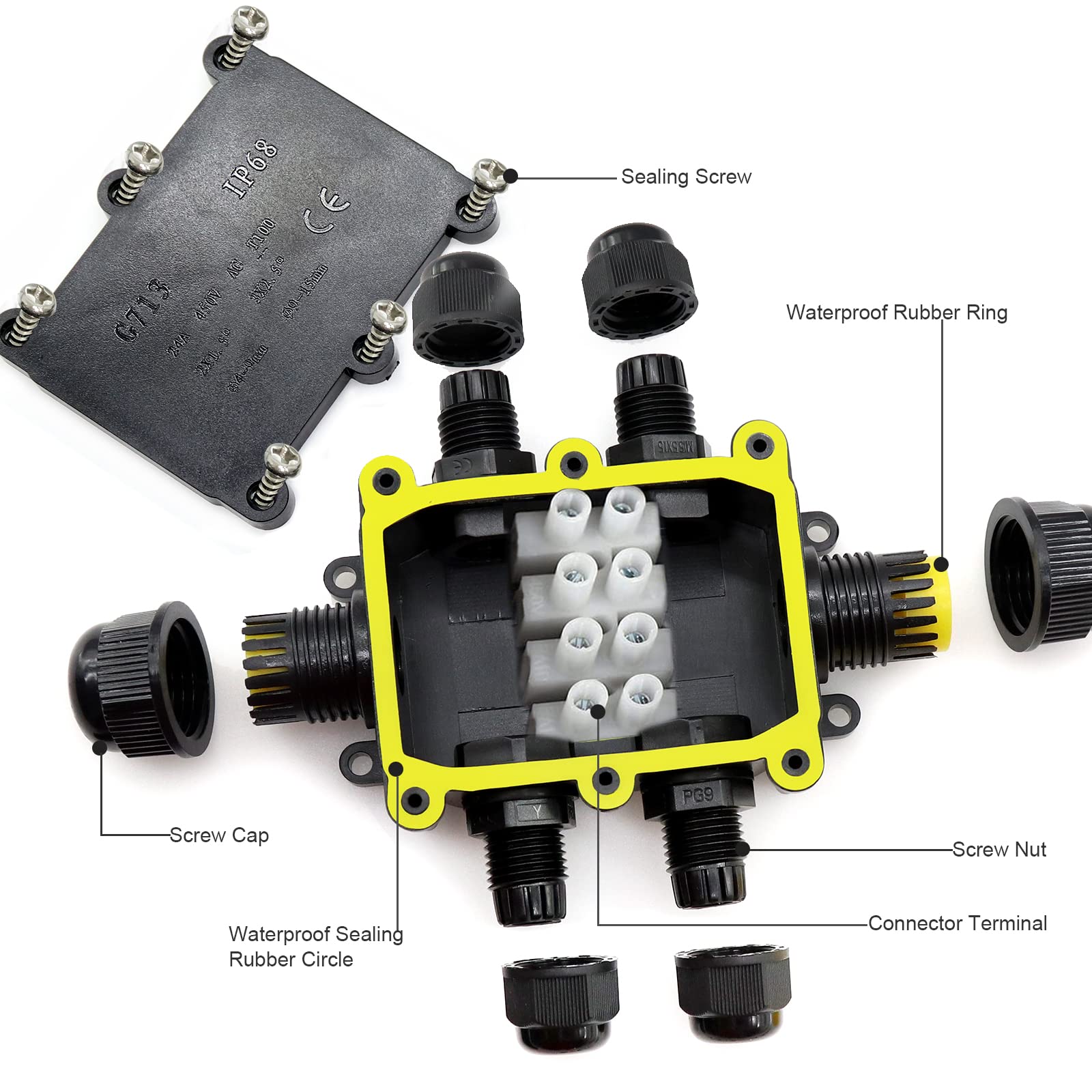 DR.WATCH IP68 Waterproof Junction Box - Image 2