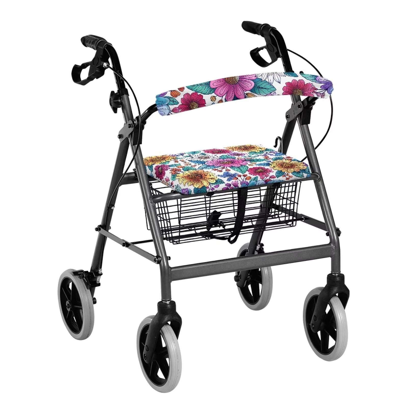 Blue Marble Accessories for Rollator Walkers Pattern Rollator Walker Seat and Backrest Covers Removable & Washable Walkers for Seniors with Seat Gift Covers for Men Ladies — Amazon image 32