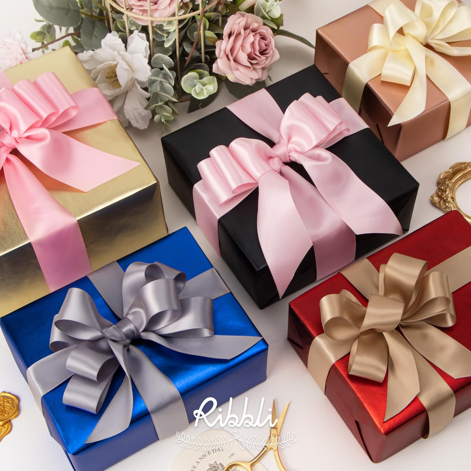 Snapklik.com : Pink Satin Ribbon Double Faced Satin 1 Inch X Continuous ...